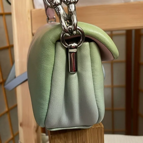 Coach Pillow Tabby 18 Bag in Multi Pale Pistachio, Blue & Pink - Picture 7 of 17